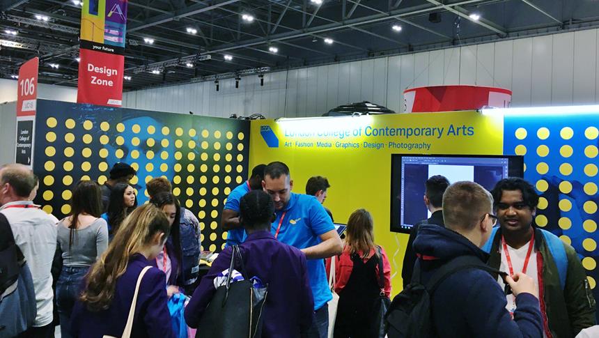 LCCA attends UCAS Create Your Future Exhibition 2018 - LCCA attends UCAS Create Your Future Exhibition 2018
